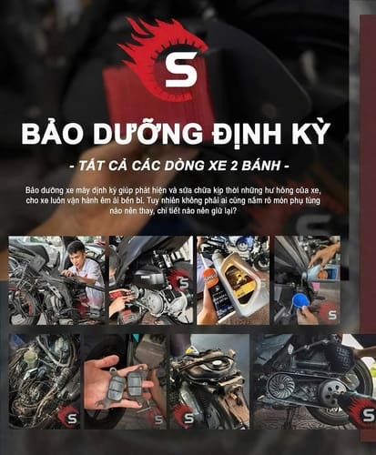  Bảo Dưỡng Xe Máy Định Kỳ