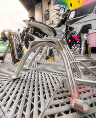 Chân Chống Đứng & Nghiêng Inox Cho Xe Tay Ga – Đẹp, Bền, Sang Tại Sài Gòn Độ Xe