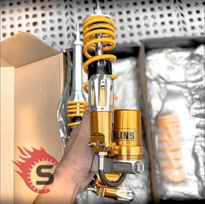 Phuộc Ohlins Trước Sau Vespa Sprint & HPA Dây – Sài Gòn Độ Xe