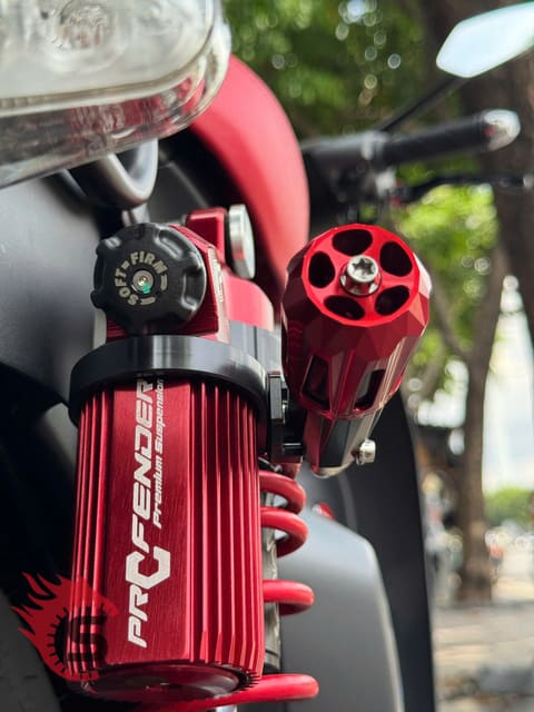 Phuộc Profender X Series Cho Wave, Dream, Future, Super Cub – Độ Êm & Bền Tại Sài Gòn Độ Xe