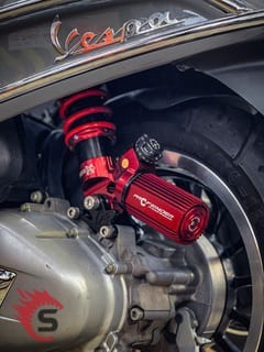 Phuộc Profender Cho Vespa – Ngon, Bổ, Rẻ, Hiệu Năng Cao Tại Sài Gòn Độ Xe