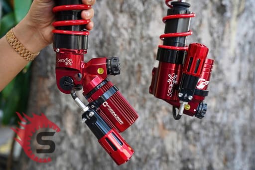 Phuộc Profender Cho Vespa – Ngon, Bổ, Rẻ, Hiệu Năng Cao Tại Sài Gòn Độ Xe