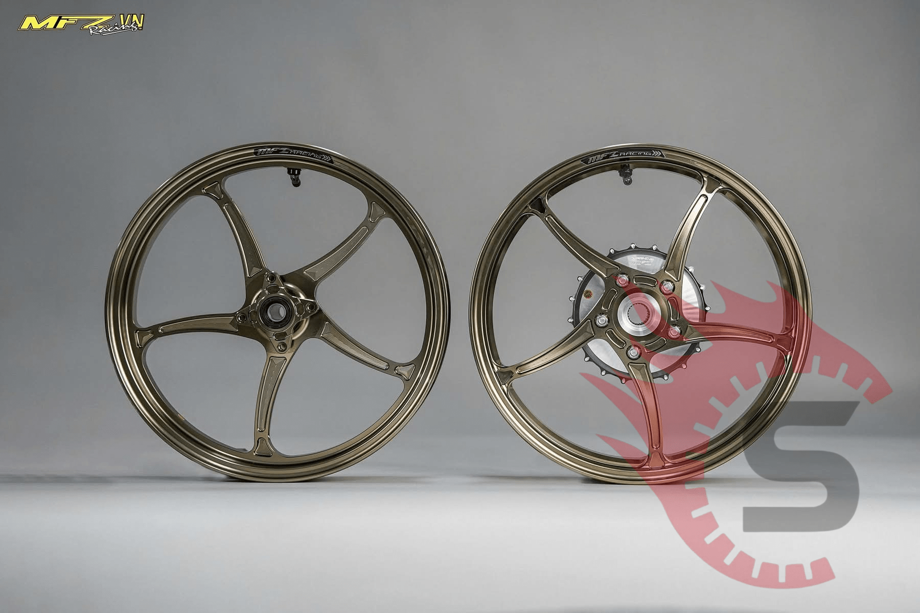 Mâm MFZ Racing cực đẹp bản màu vàng đồng