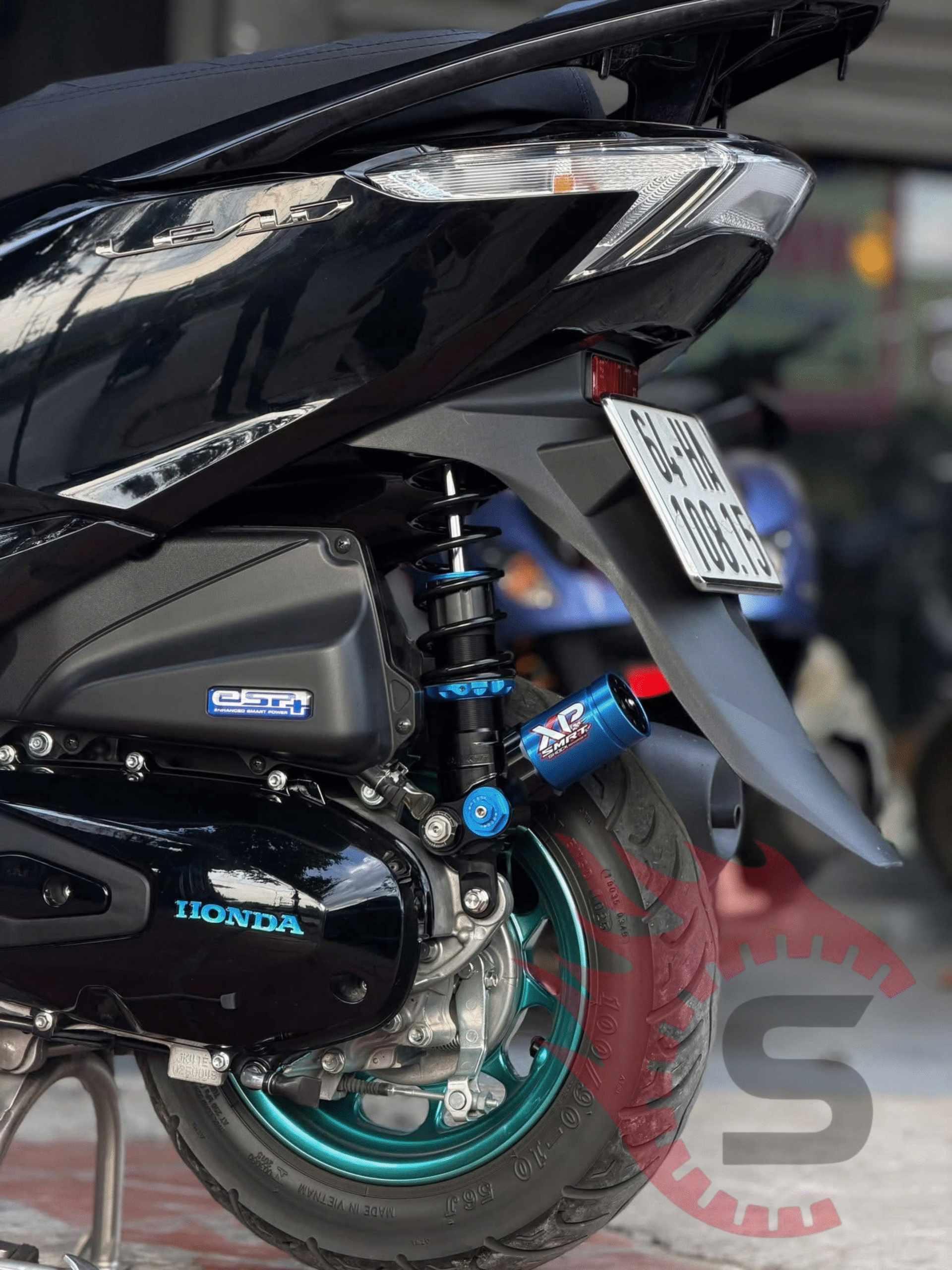 Đánh giá phuộc SMRT chính hãng lắp trên xe tay ga LAED