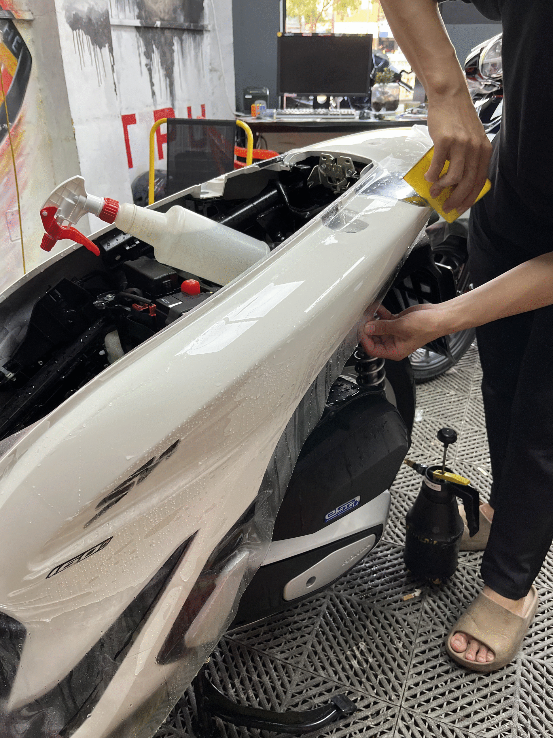 Quy trình thi công dán keo PPF tại Sài Gòn Độ Xe Gò Vấp