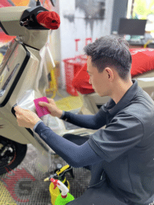thợ dán ppf tpu 10mil lambretta g350