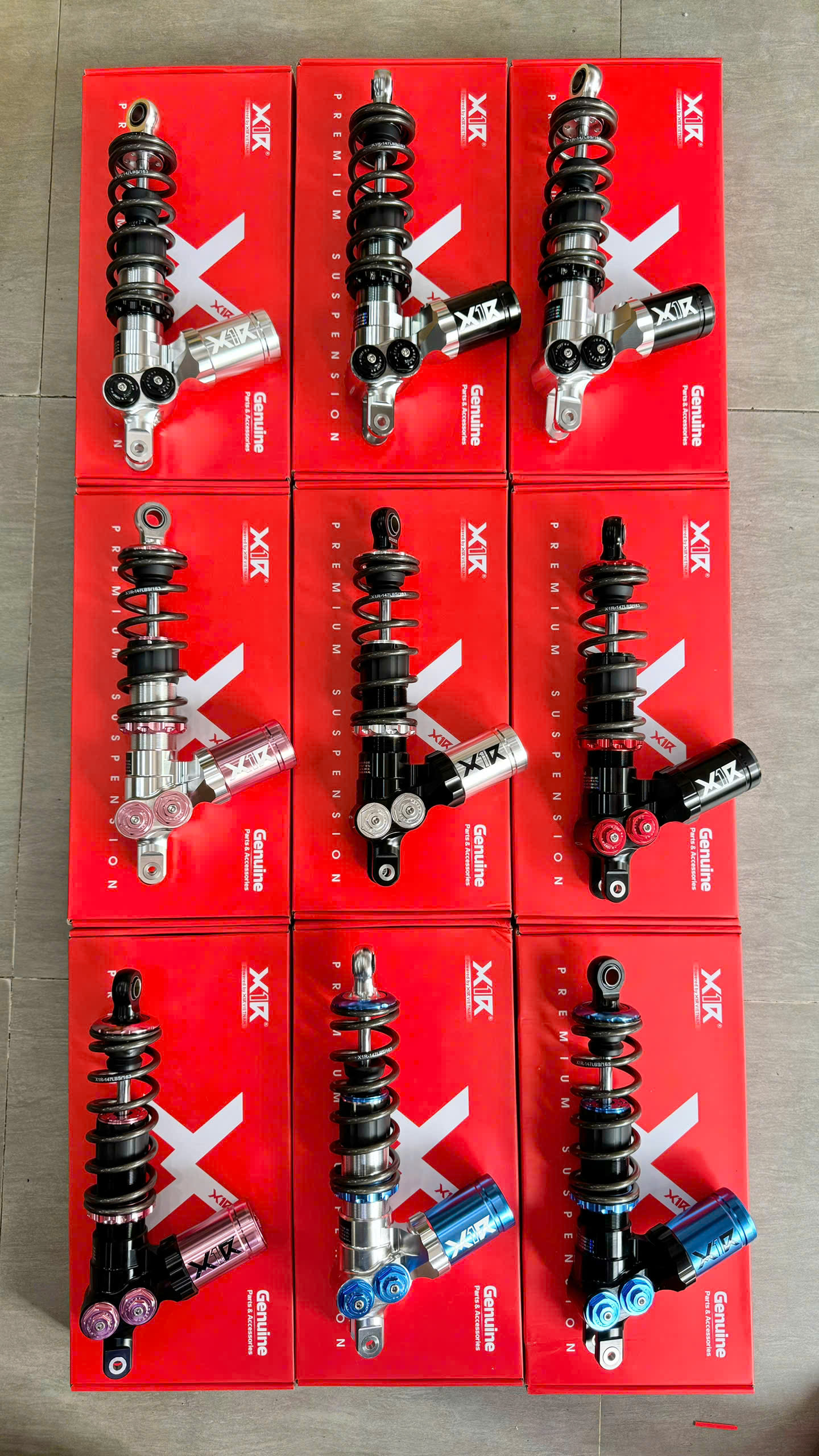 Phuộc X1R GT3 – giảm xóc đơn bình dầu cao cấp cho xe tay ga